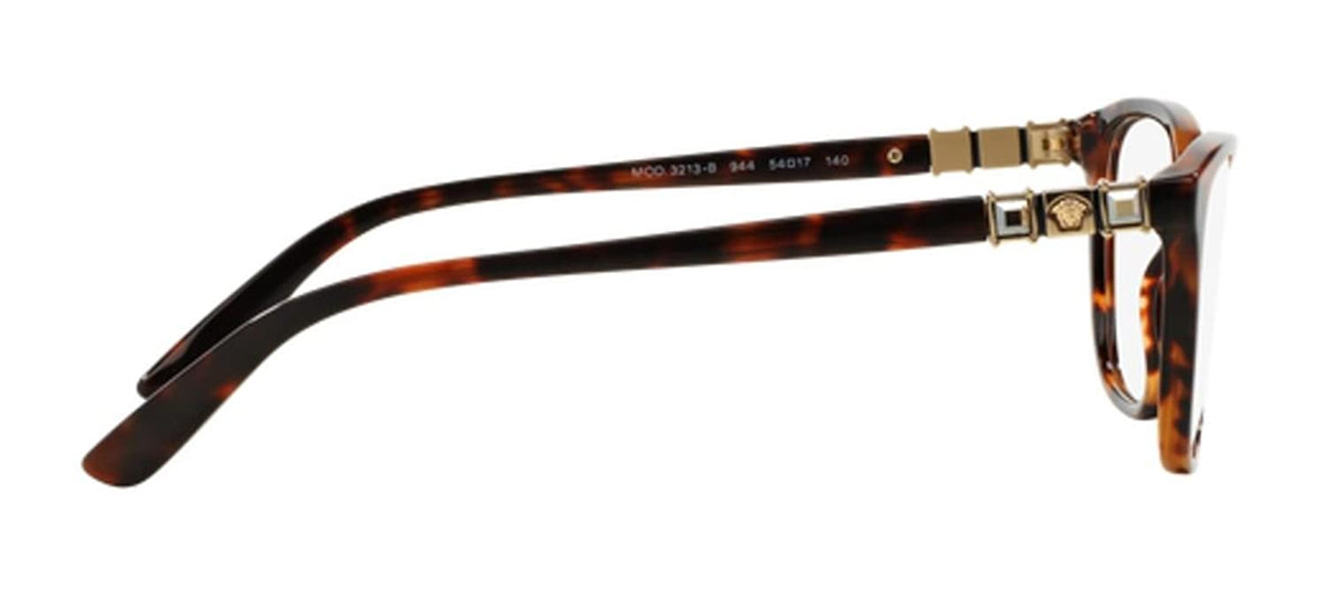 VERSACE Eyeglasses VE 3213B 944 52mm Havana / Demo Lens