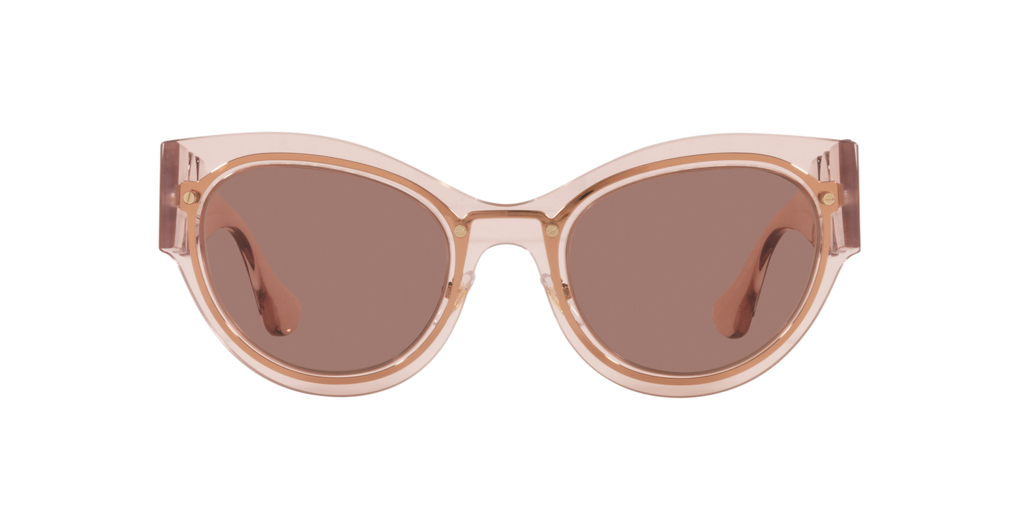 Versace Sunglasses VE2234 125273 53mm Transparent Pink / light brown Lens