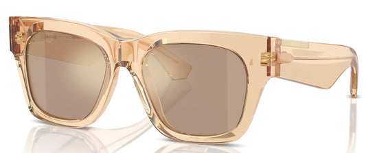 Burberry BE4424 40635A Sunglasses 52mm Transparent Brown/Light Brown Mirror Gold