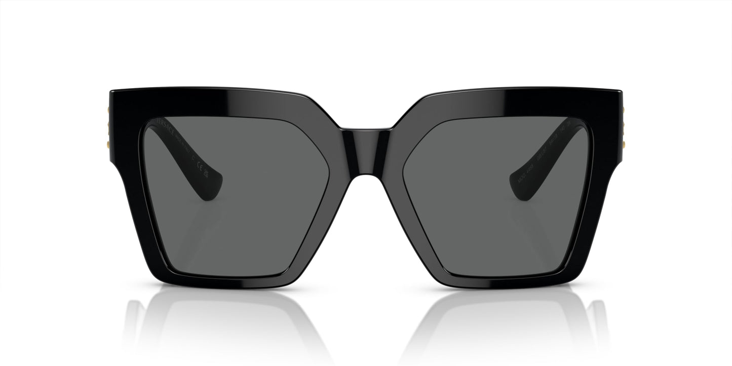 Versace Butterfly VE4458 542987 Sunglasses 54mm Havana / Dark Grey Lens