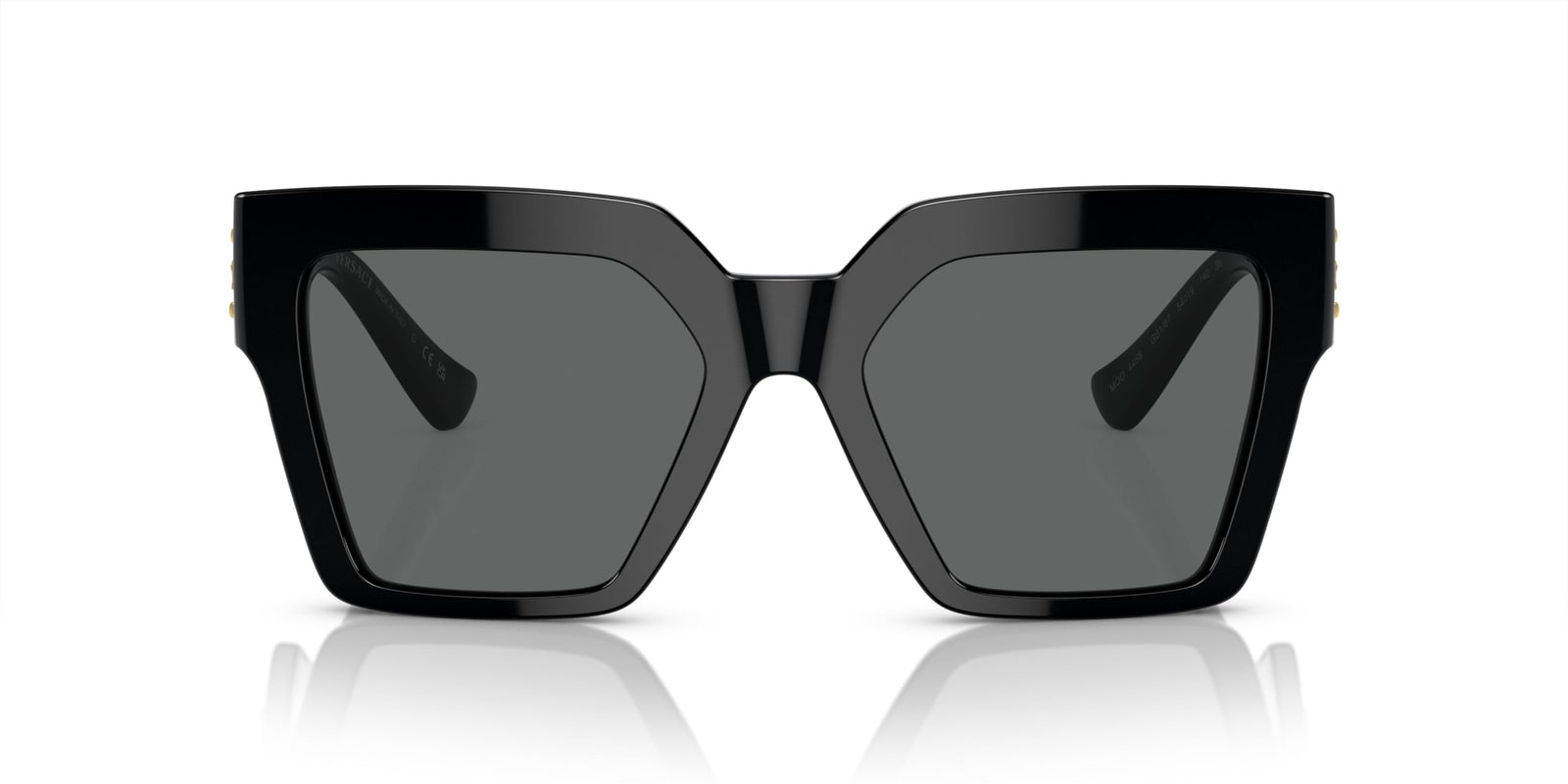Versace Butterfly VE4458 542987 Sunglasses 54mm Havana / Dark Grey Lens