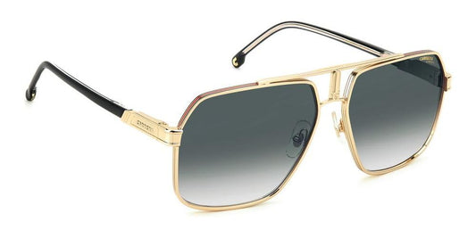 Carrera 1055/S W3J/9K Sunglasses 62mm Gold / Green Gradient Lens