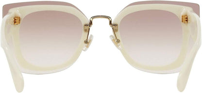 Miu Miu Sunglasses MU04RS 7S31L0 67mm Ivory / Brown Gradient Lens