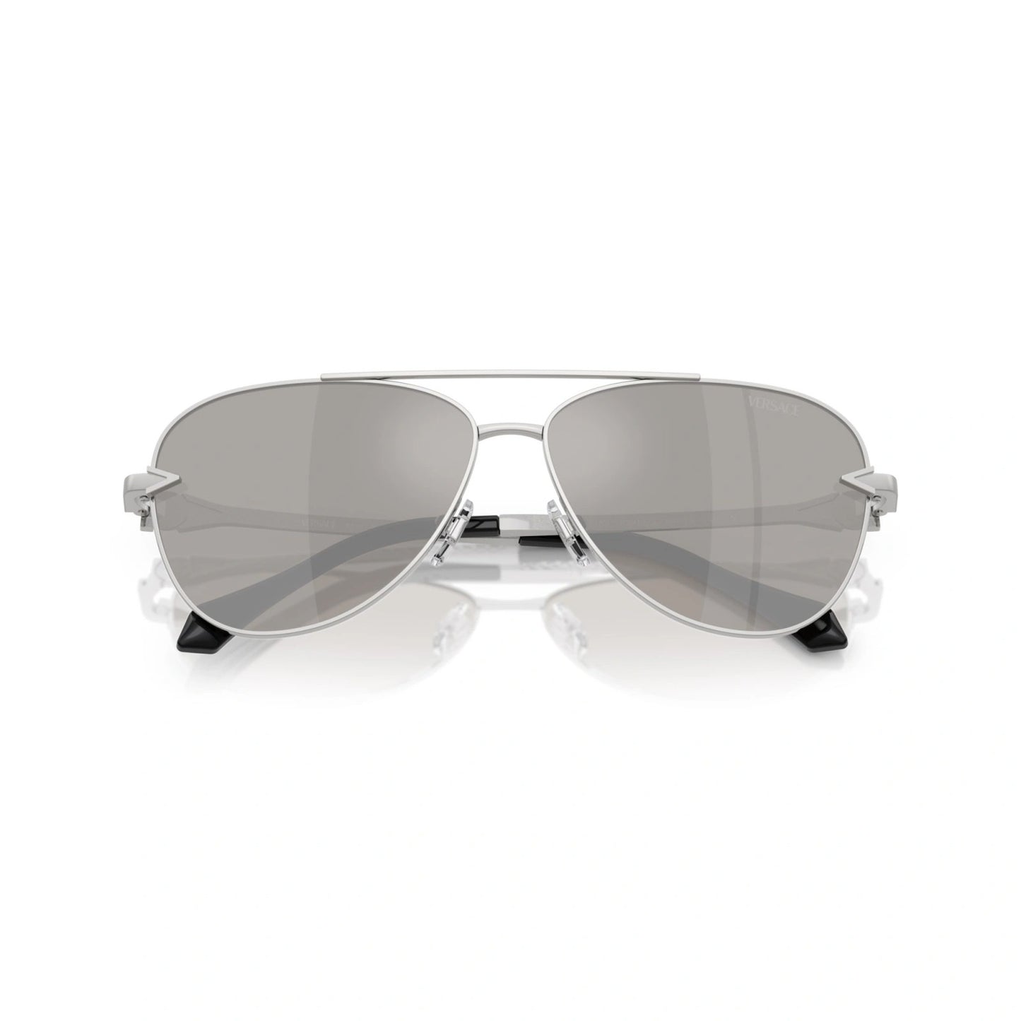 Versace Sunglasses VE2283 10006G 61mm Silver / Light Grey Mirror Silver Lens