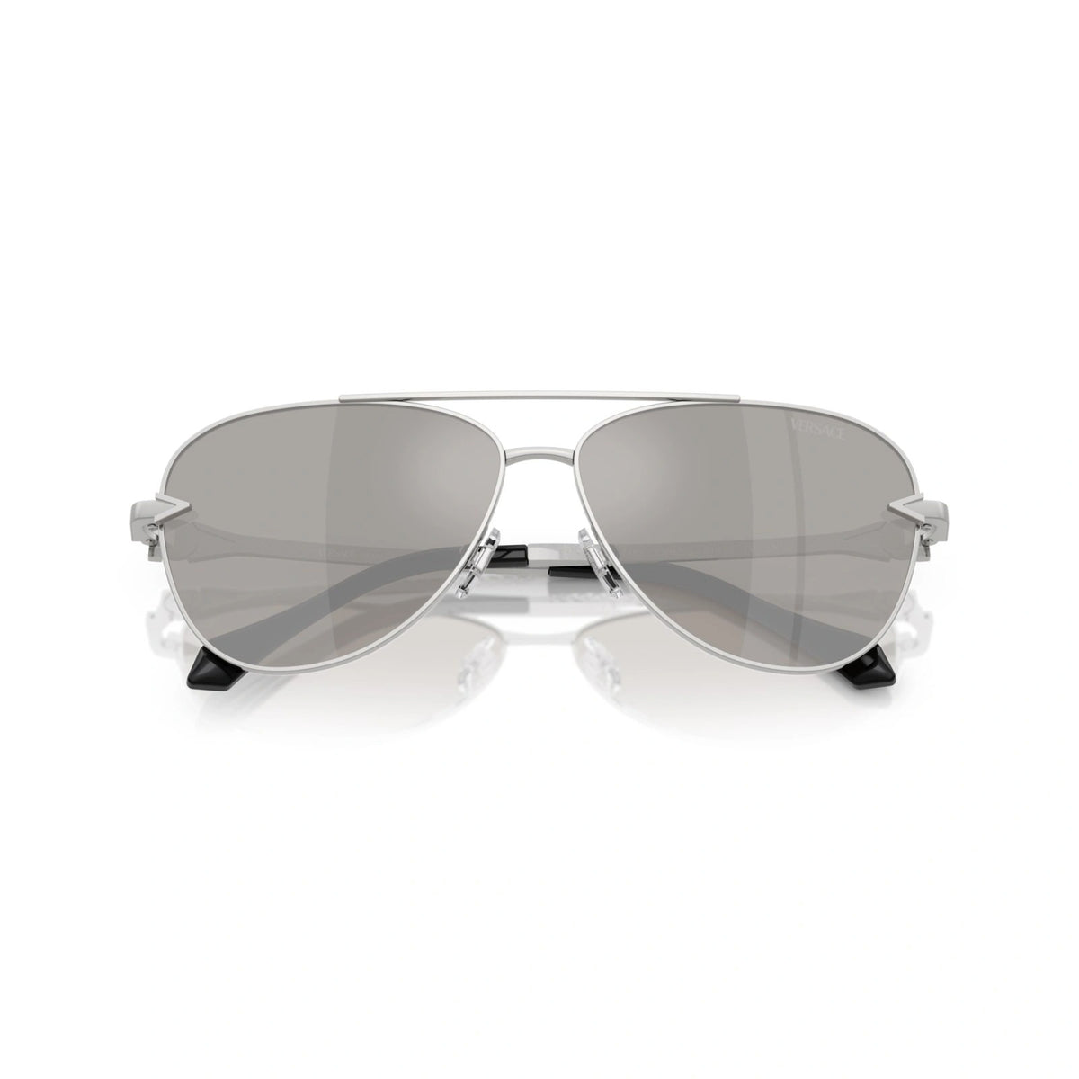 Versace Sunglasses VE2283 10006G 61mm Silver / Light Grey Mirror Silver Lens