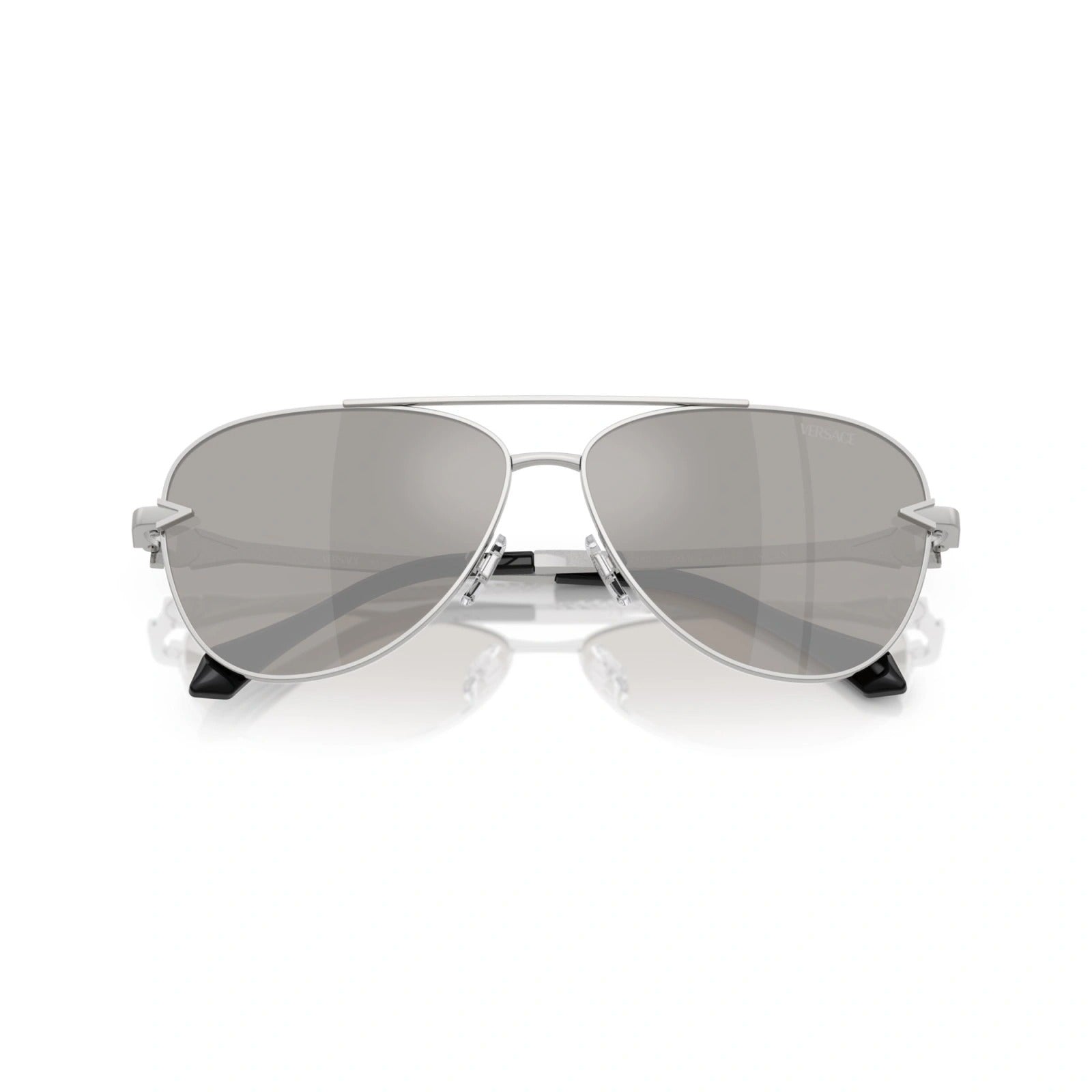 Versace Sunglasses VE2283 10006G 61mm Silver / Light Grey Mirror Silver Lens
