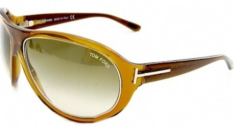 Tom Ford Angus Sunglasses TF25 R68 65mm Transparent Brown / Brown Gradient Lens