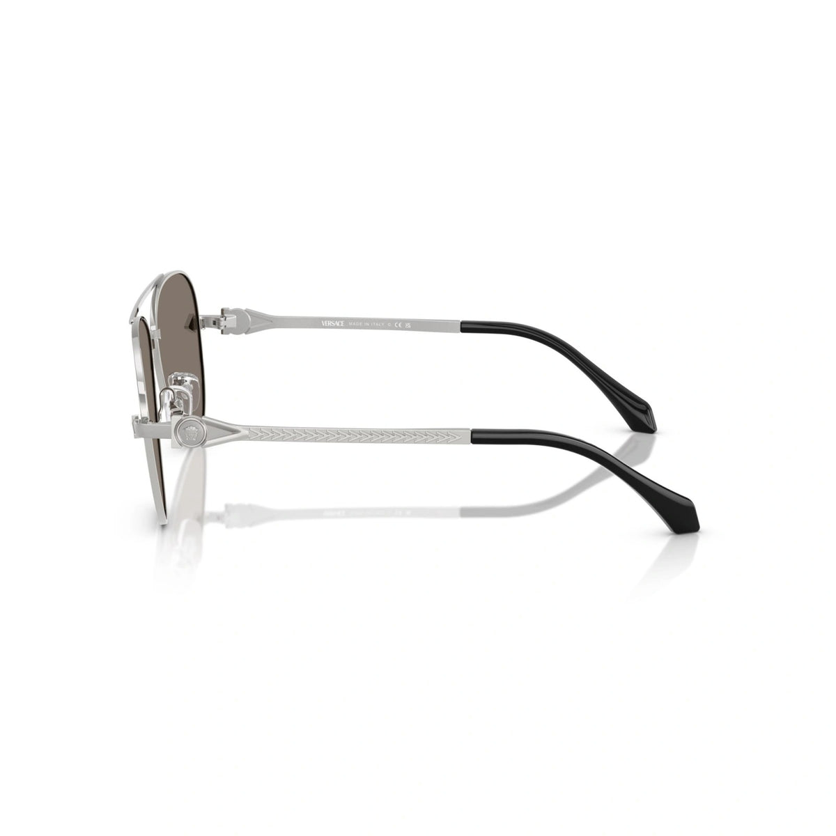 Versace Sunglasses VE2283 10006G 61mm Silver / Light Grey Mirror Silver Lens
