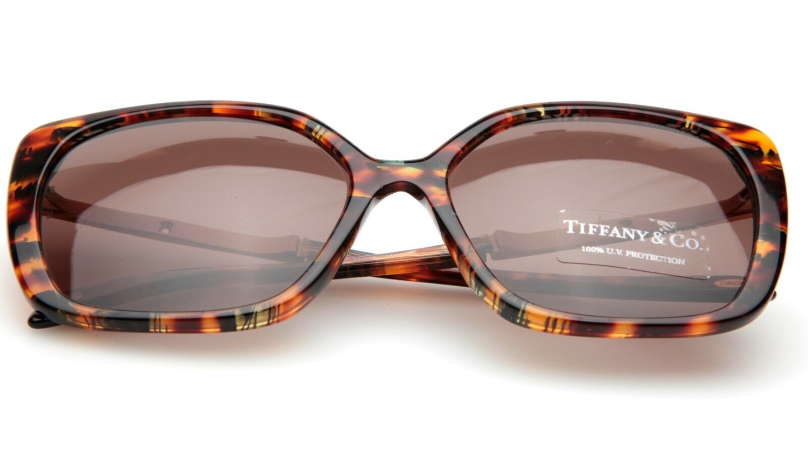 Tiffany & Co Sunglasses TF4074B 81143G 56mm Havana / Brown Lens