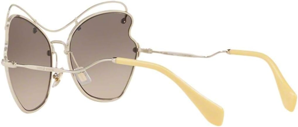 Miu Miu Sunglasses MU56RS ZVN3D0 61mm Pale Gold / Brown Gradient Lens