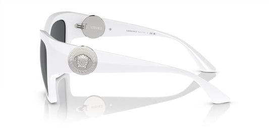 Versace Sunglasses VE4452 31487 55mm White / Dark Grey Lens