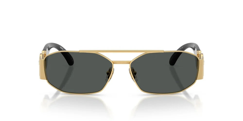Versace Sunglasses VE2287 100287 58mm Gold / Dark Grey Lens
