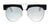 Michael Kors MILAN MK2075 30051U Sunglasses Black-Silver / Silver Mirror Lens