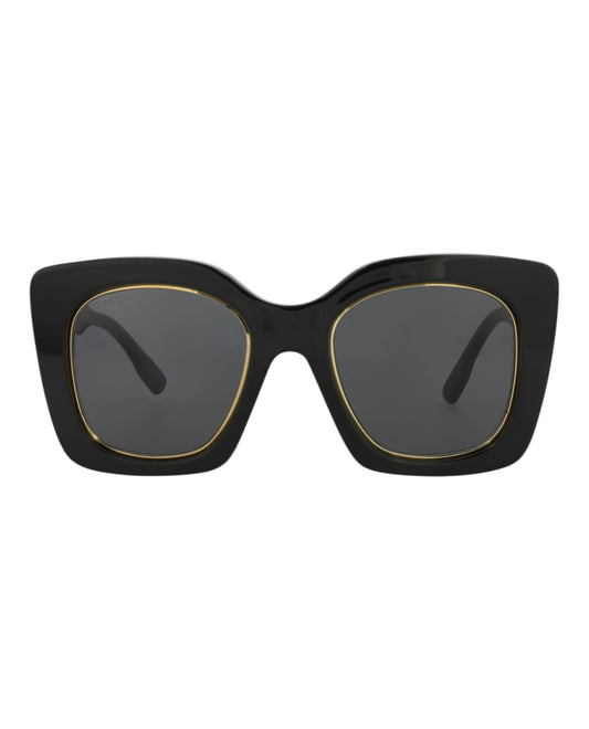 Gucci Sunglasses GG1151/S 001 51mm Black / Black Grey Lens
