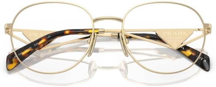 Prada Eyeglasses PRA 50V ZVN 1O1 52mm Pale Gold / Demo Lens
