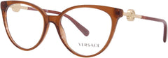 Versace Eyeglasses VE3298B 5324 55mm Transparent Brown / Demo Lens