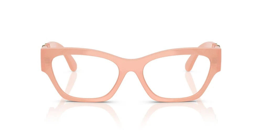 Versace VE3367U 5392 Eyeglasses 52mm Pink Opal / Clear Demo Lens