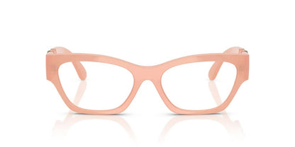 Versace VE3367U 5392 Eyeglasses 52mm Pink Opal / Clear Demo Lens
