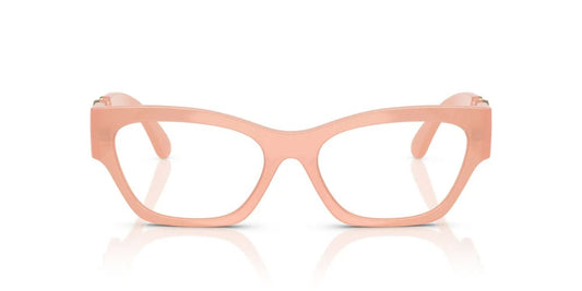 Versace VE3367U 5392 Eyeglasses 52mm Pink Opal / Clear Demo Lens