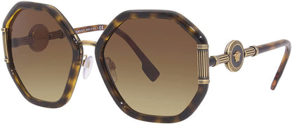 Versace Sunglasses VE4413 10813 60mm Havana / Brown Gradient Lens