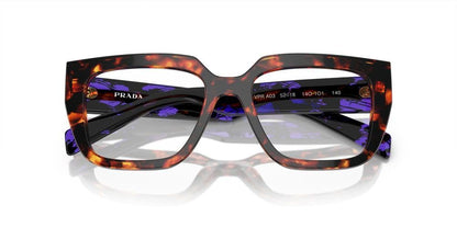 Prada Eyeglasses PRA03V 14O1O1 52mm Havana Magma / Demo Lens