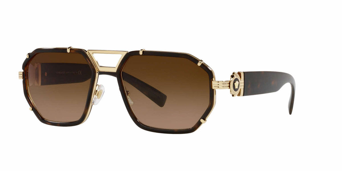 Versace Sunglasses VE2228 100213 59mm Havana / Brown Gradient Lens