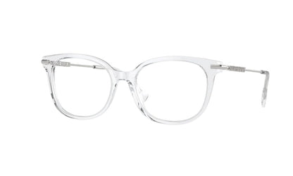 Burberry BE2391 3024 Eyeglasses 53mm Transparent / Clear Demo Lens