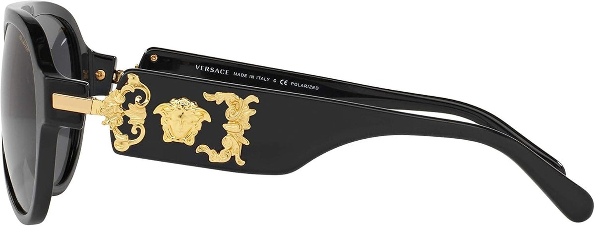 Versace Sunglasses VE4323 GB1/81 58mm Black / Grey Polarized Lens