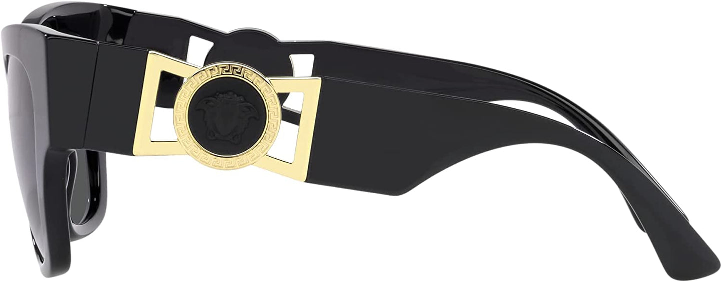Versace Sunglasses VE4415U GB187 52mm Black / Dark Grey Lens