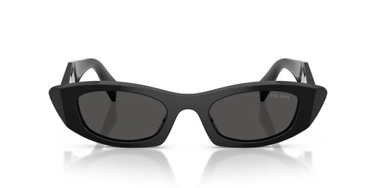 Prada PR B16S 16K08Z Sunglasses 50mm Black / Dark Grey Solid Lens