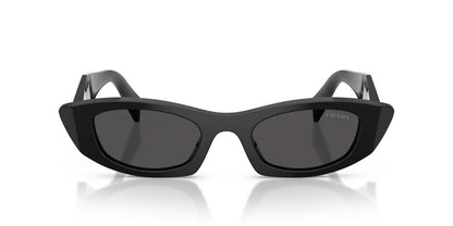 Prada PR B16S 16K08Z Sunglasses 50mm Black / Dark Grey Solid Lens