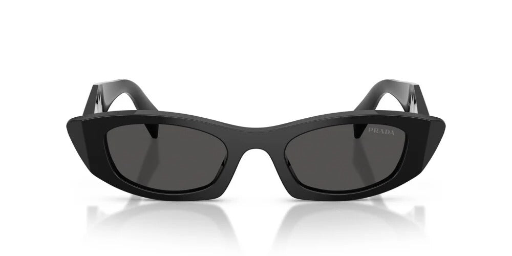 Prada PR B16S 16K08Z Sunglasses 50mm Black / Dark Grey Solid Lens