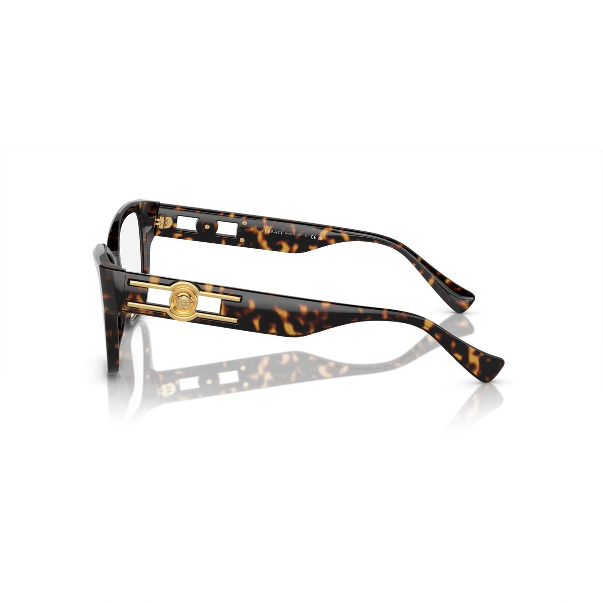 Versace Eyeglasses VE3347 108 54mm Havana / Demo Lens
