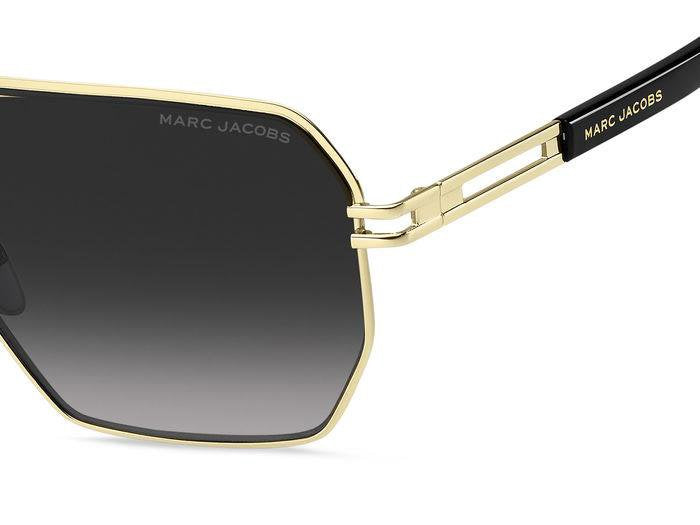 Marc Jacobs MARC 584/S RHL/9O Aviator Sunglasses Gold Black / Dark Grey Shaded