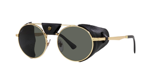 Persol Sunglasses PO2496SZ 114958 52mm Gold / Green Polar Lens