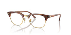 Ray-Ban RX5154 8375 Eyeglasses 51mm Striped Brown / Clear Demo Lens
