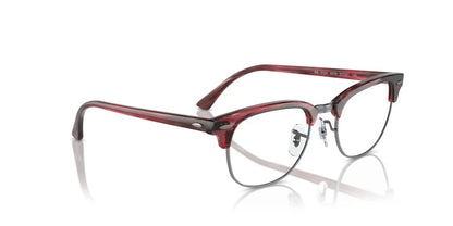 Ray-Ban RX5154 8376 Eyeglasses 53mm Striped Red / Clear Demo Lens