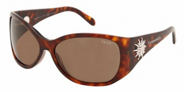Tiffany & Co Sunglasses TF4005G 80024A 62mm Brown Havana / Brown Polarized Lens