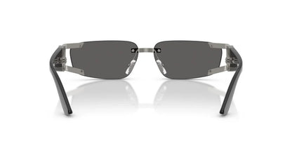 Versace VE2291 10006G Sunglasses 59mm Gunmetal / Dark Grey Mirror Silver Lens