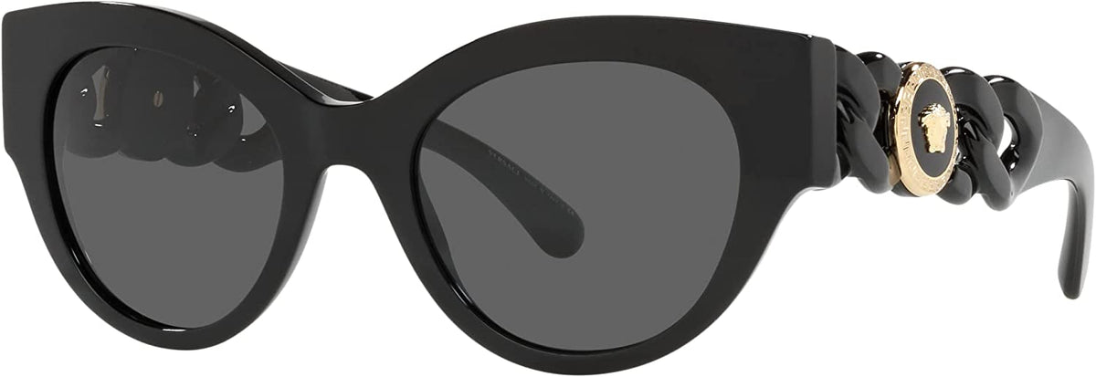 Versace Sunglasses VE4408 GB187 52mm Black / Dark Grey Lens
