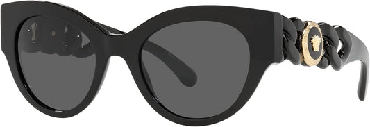 Versace Sunglasses VE4408 GB187 52mm Black / Dark Grey Lens