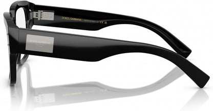 Dolce & Gabbana DG3405 501 Eyeglasses 54mm Black / Clear Demo Lens