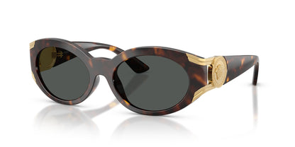 Versace Sunglasses VE4503U 10887 55mm Havana / Dark Grey Lens