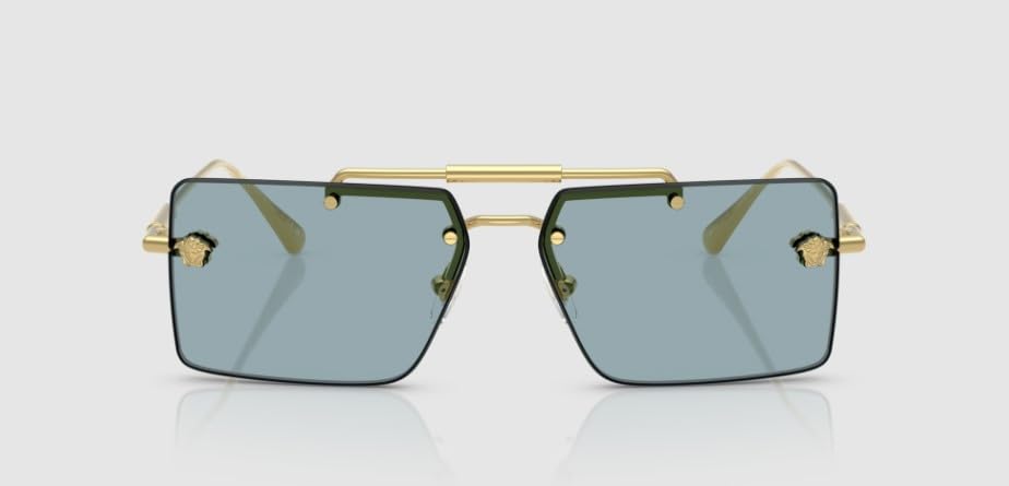Versace Sunglasses VE2245 100280 60mm Gold / Blue Lens