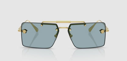 Versace Sunglasses VE2245 100280 60mm Gold / Blue Lens