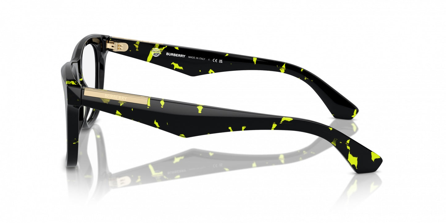 Burberry BE2409 4124 Eyeglasses 51mm Green Havana / Clear Demo Lens