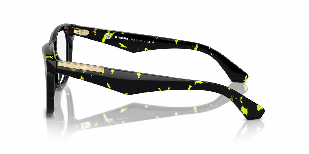 Burberry BE2409 4124 Eyeglasses 51mm Green Havana / Clear Demo Lens