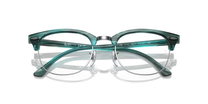 Ray-Ban RX5154 8377 Eyeglasses 53mm Striped Green / Clear Demo Lens