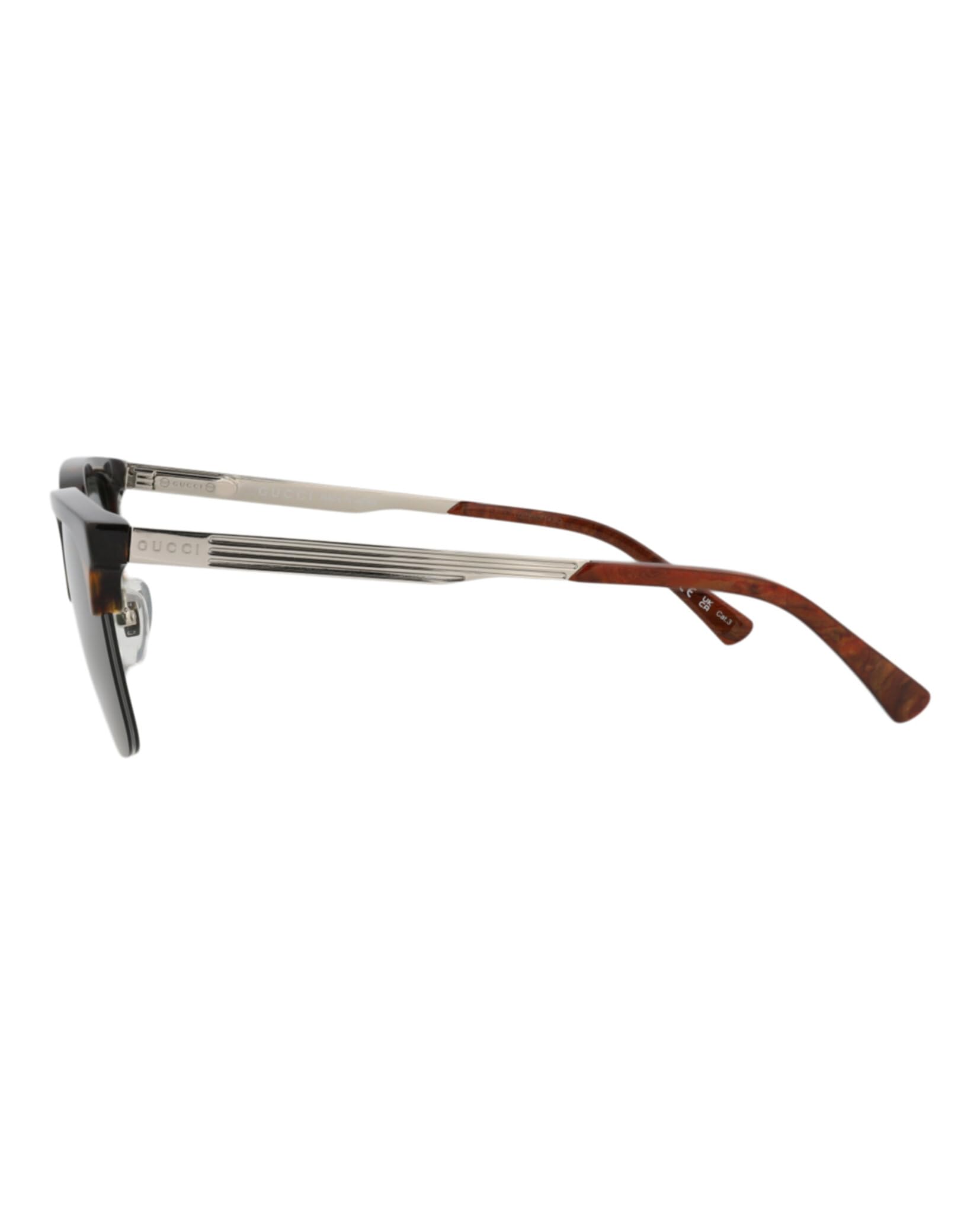 Gucci Sunglasses GG1226/S 003 53mm Havana Silver / Green Lens