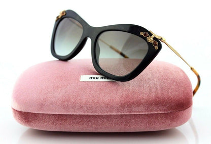 Miu Miu Sunglasses MU03PS 1AB0A7 53mm Black / Grey Gradient Lens